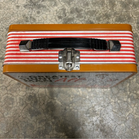 NWT Disney Pixar Toy Story 4 Duke Caboom Tin Lunch Box Tote - Picture 3 of 7